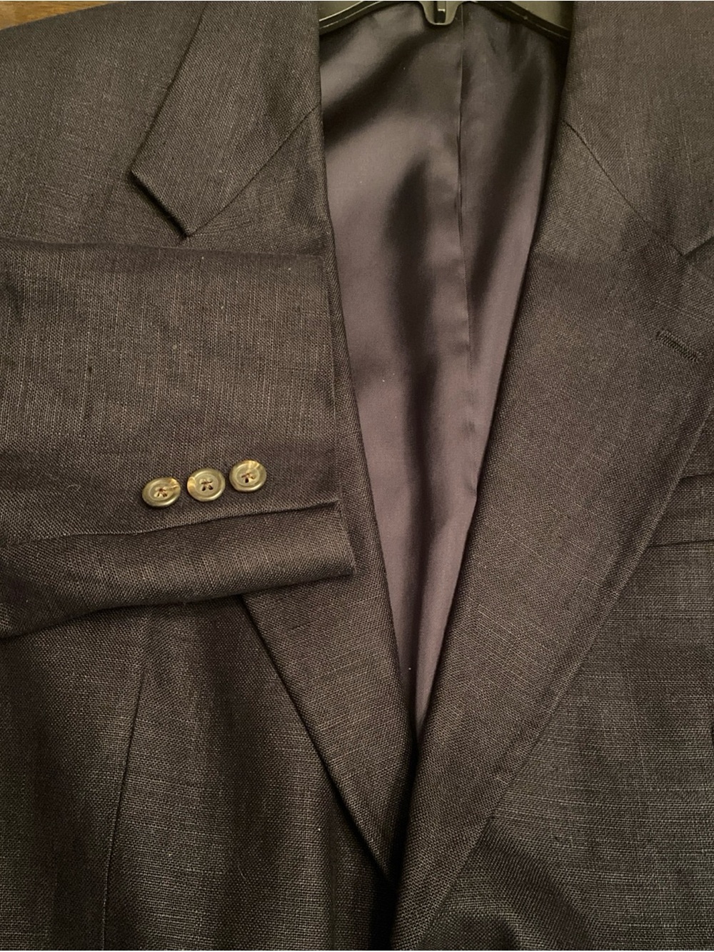 Eddie Bauer Men’s Navy Linen Sport Coat